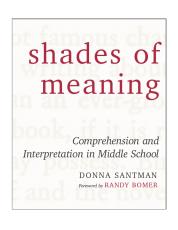 Shades of Meaning