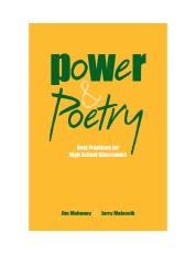 Power and Poetry