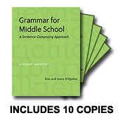 Learn more aboutGrammar for Middle School: Ten Pack