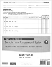 Recording Forms 10pack Best Friends (System 1)