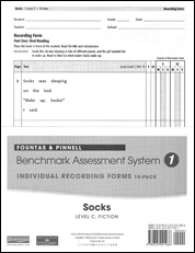 Recording Forms 10pack Socks (System 1)