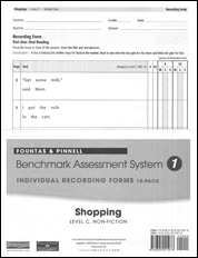 Recording Forms 10pack Shopping (System 1)