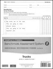 Recording Forms 10pack Trucks (System 1)