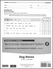 Recording Forms 10pack Dog Stories (System 1)