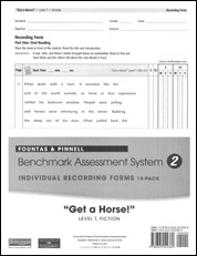 Recording Forms 10pack "Get a Horse!" (System 2)