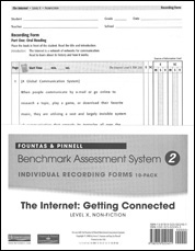 Recording Forms 10pack The Internet: Getting Connected (System 2)
