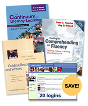 Fountas & Pinnell Professional Resource Bundle for Intermediate and Middle Educators