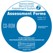 F&P Benchmark Assessment System 2 Assessment Forms CD-ROM