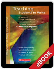 Learn more aboutTeaching Students to Write Research Reports (eBook)