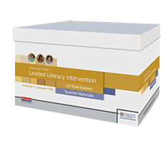 Fountas & Pinnell Leveled Literacy Intervention (LLI) Gold System