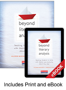 Learn more aboutBeyond Literary Analysis (Print eBook Bundle)