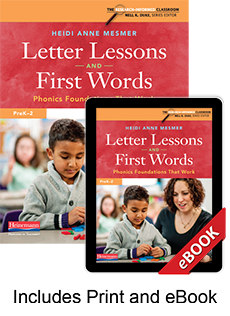 Learn more aboutLetter Lessons and First Words (Print eBook Bundle)