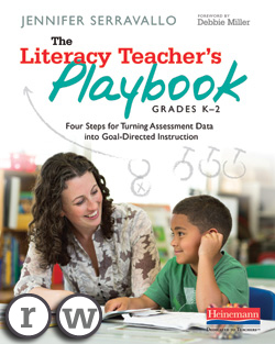The Literacy Teacher's Playbook K-2 with reading and writing icons