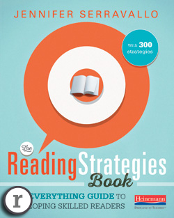 The Reading Strategies Book with reading icon