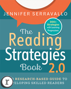 The Reading Strategies Book 2.0 with reading icon