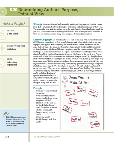 Supporting Comprehension in Nonfiction - Topics and Ideas