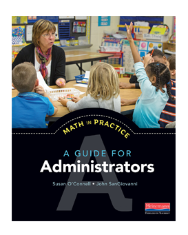 The book Math in Practice - A Guide for Administrators