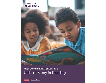 K-5 Reading brochure cover