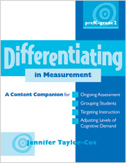 Link to Differentiating in Measurement, PreK-Grade 2