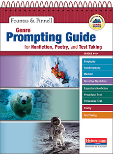 Learn more aboutFountas & Pinnell Genre Prompting Guide for Nonfiction, Poetry, and Test Taking