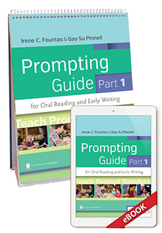 Learn more aboutFountas & Pinnell Prompting Guide, Part 1 for Oral Reading and Early Writing (Print eBook Bundle)