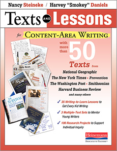 Learn more aboutTexts and Lessons for Content-Area Writing