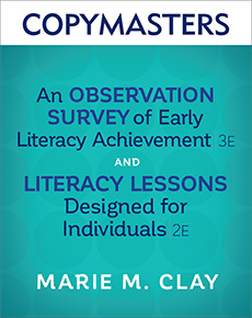 Learn more aboutCopymasters for An Observation Survey of Early Literacy Achievement, Third Edition, and Literacy Lessons Designed for Individuals, Second Edition