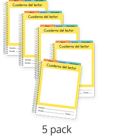 Learn more aboutSpanish Reader's Notebook: Primary (K-2) (5 pack)