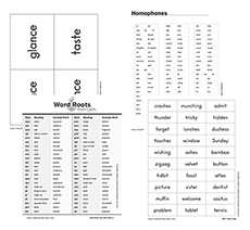 Word Study Lessons Ready Resources for Grade 4