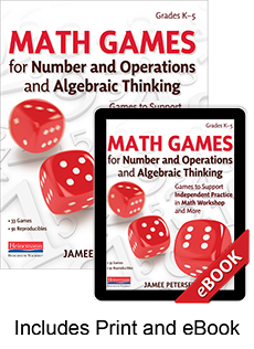 Becks stum Gentage sig Math Games for Number and Operations and Algebraic Thinking (Print