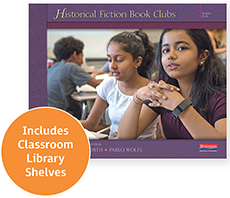 Units of Study in Reading Historical Fiction Book Clubs unit and TCRWP Library shelves bundle grades 6-8
