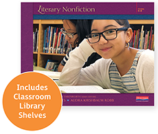 Learn more aboutUnits of Study in Reading Literary Nonfiction unit  and TCRWP Library shelves bundle grades 6-8