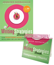 Writing Strategies Book Paperback and Companion Charts Bundle