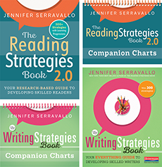 Reading Strategies 2.0 and Writing Strategies Book Paperpack and CompanionChart Bundle