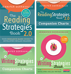 The Writing Strategies Book (Spiral) and Reading Strategies 2.0 (Spiral) Bookand Comp Charts Bundle