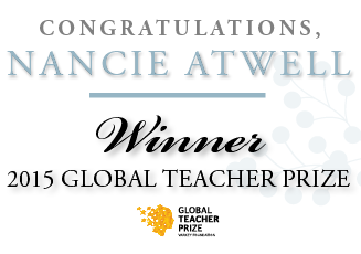 Nancie Atwell Global Teacher Prize Winner